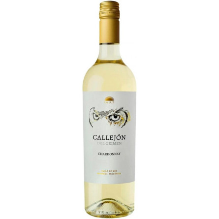 Вино Кальєхон Дель Крімен, Шардоне / Callejon Del Crimen, Chardonnay, Vinos De La Luz, біле сухе 0.75л