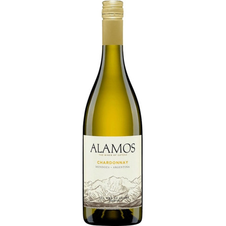Вино Шардоне, Аламос / Chardonnay, Alamos, Catena Zapata, белое сухое 0.75л