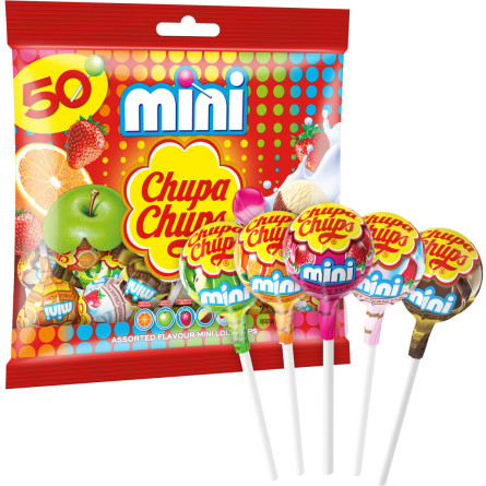 Упаковка карамелі Chupa Chups Mini 6 г х 50 шт.