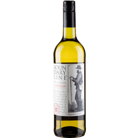 Вино Шардоне, Боундарі Лайн / Chardonnay, Boundary Line, біле сухе 0.75л