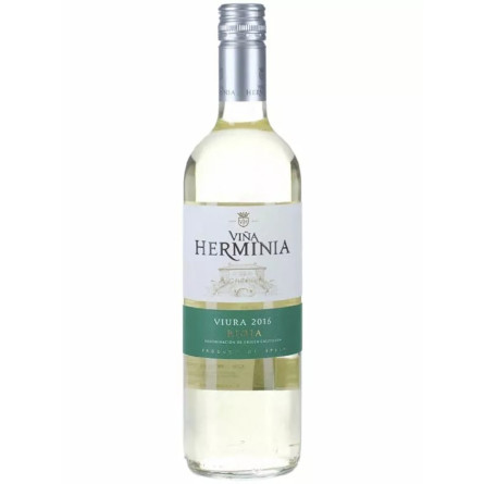 Вино Виура / Viura, Vina Herminia, белое сухое 0.75л slide 1