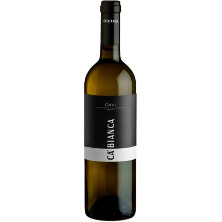 Вино Ка Бянка Гаві / Ca 'Bianca Gavi, біле сухе 12% 0.75л