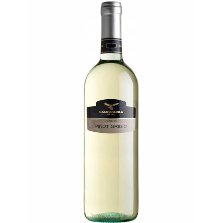 Вино Піно Гріджио / Pinot Grigio, Campagnola, біле сухе 0.75л