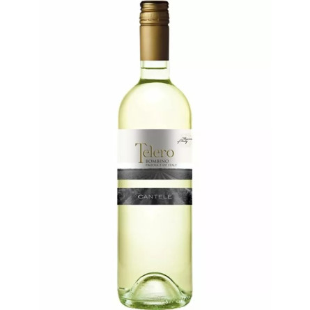 Вино Телерадіоорг Б'янко / Telero Bianco, Cantele, біле сухе 0.75л slide 1