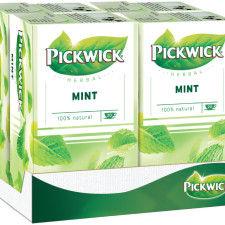 Упаковка чая травяного Pickwick Mint Мята 4 шт х 20 пакетиков (8711000419816) mini slide 1