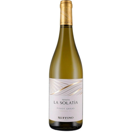 Вино Піно Гріджио, Ла Солатіа / Pinot Grigio, La Solatia, Ruffino, біле сухе 13.5% 0.75л