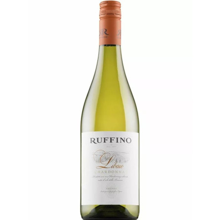 Вино Шардоне, Либайо / Chardonnay, Libaio, Ruffino, белое сухое 12.5% 0.75л