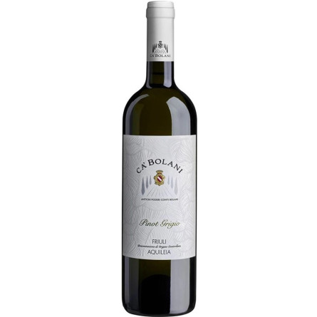 Вино Пино Гриджио Фриули Акилея / Pinot Grigio Friuli Aquilea белое сухое 0.75л