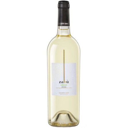 Вино Грілло / Grillo, Vigneti Zabu, біле сухе 12.5% ​​0.75л