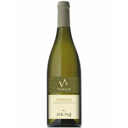 Вино Вінье Альті Б'янко ді Кустозе / Vigne Alte Bianco di Custoza, Zeni, біле сухе 12.5% ​​0.75л slide 1