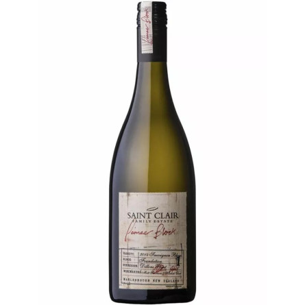 Вино Пайаніа Блок Совіньйон Блан / Pioneer Block Sauvignon Blanc, Saint Clair, біле сухе 13.5% 0.75л