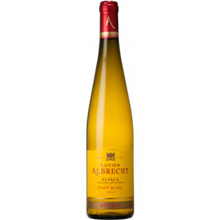 Вино Піно Блан, Резерв / Pinot Blanc, Reserve, Lucien Albrecht, біле сухе 0.75л