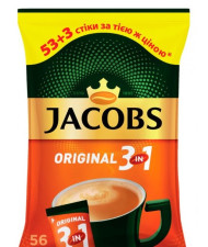 Кавовий напій Jacobs 3 in 1 Original 56 x 12 г mini slide 1