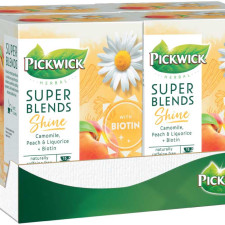 Упаковка чая травяного Pickwick Super Blends Shine (Блеск и сияние) 4 шт х 15 пакетиков mini slide 1