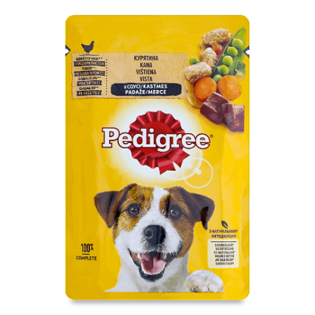 Корм для собак Pedigree з куркою та овочами в соусі slide 1