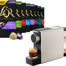 Набор кофе в капсулах L’OR 20 шт x 10 капсул + Кофеварка Scishare Capsule Coffee Machine mini S1201 by Xiaomi mini slide 1