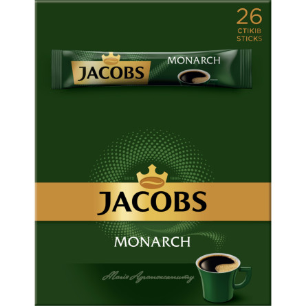 Кава розчинна Jacobs Monarch 1.8 г х 26 стиків (4820206290168_4820206290021) slide 1
