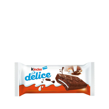 Шоколадний бісквіт Кіндер, Ділайс / Kinder, Delice, 39г slide 1