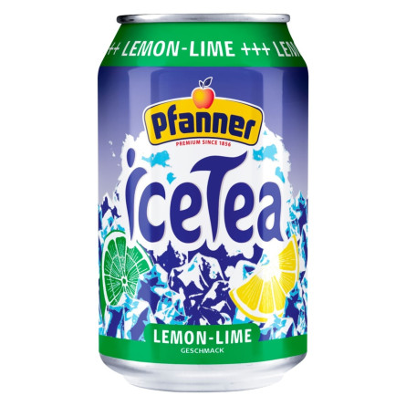 Чай холодный Pfanner Lemon-lime 0,33л