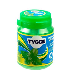 Жувальні цукерки зі смаком М'яти / Mint, Tygge, 70г mini slide 1
