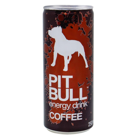 Напиток энергетический Pit Bull со вкусом кофе 0,25л slide 1