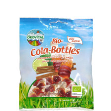 Жувальні цукерки органічні без кофеїну та лактози Кола, Okovital, 100г mini slide 1