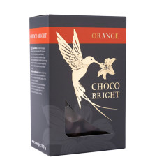 Драже цукати апельсину в чорному шоколаді, Choco Bright, 100г mini slide 1