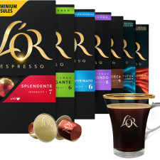 Набор L'OR Кофейные капсулы Collection 7 шт x 10 капсул совместимы с Nespresso + Чашка Lungo 150 мл mini slide 1