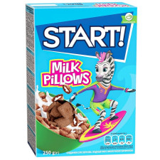 Сухие завтраки Start! подушечки с молочной начинкой 250г mini slide 1