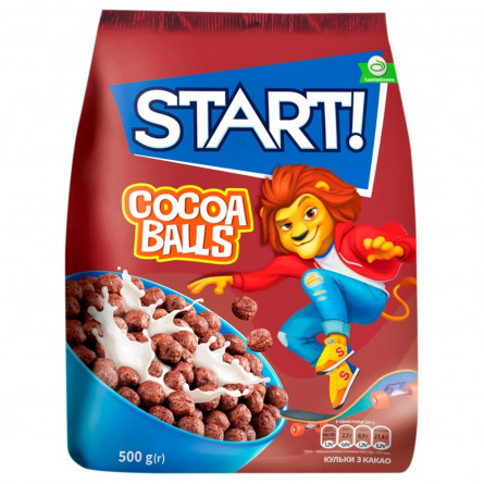 Готовий сніданок Start! Кульки з какао 500г slide 1