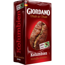 Кофе молотый Giordano Colombia 250 г mini slide 1