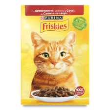 Корм для котів Friskies з яловичиною в соусі mini slide 1