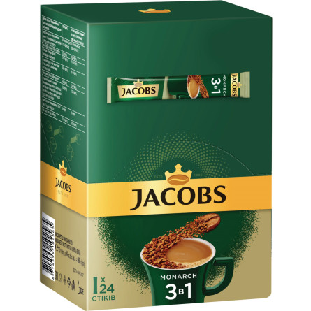 Кофейный напиток Jacobs Monarch 3в1 15 г х 24 шт