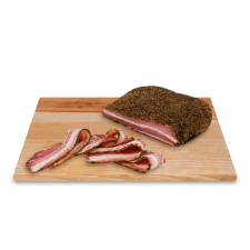 Сало у спеціях сиров'ялене з фермерської свинини «М'ясні делікатеси» mini slide 1