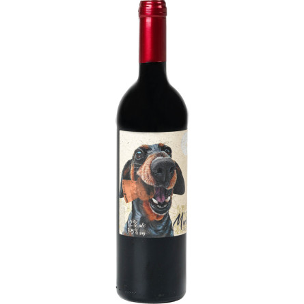 Вино Cotnar Dog Smile Wine &quot;Мерло&quot; червоне напівсолодке 0.75 л 12% (4820137571701_4820269550216)