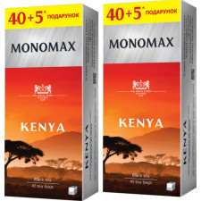 Упаковка черного чая Мономах Кения 2 пачки по 45 пакетиков mini slide 1