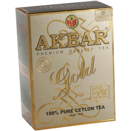 Чай Akbar Gold чорний листовий 500 г