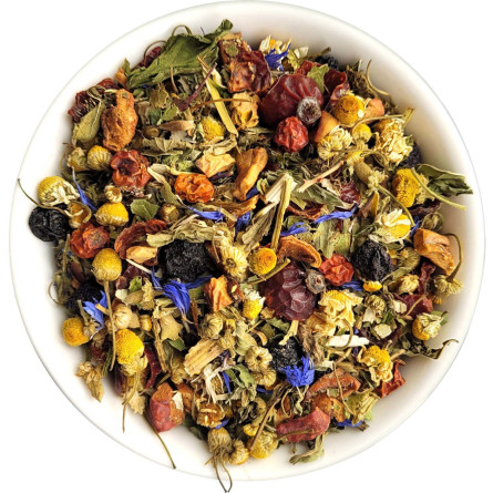 Композиция чая травяного и плодово-ягодного Чайные шедевры Карпатский чай 250 г