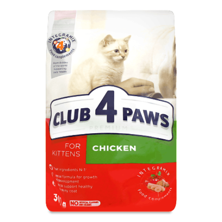 Корм для кошенят Club 4 Paws курка сухий slide 1