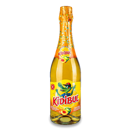 Напій Kidibul «Яблуко-персик» безалкогольний сильногазований