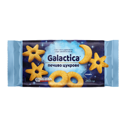 Печиво «Премія»® «Галактика» цукрове slide 1