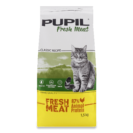 Корм для котів Pupil Prime зі свіжою куркою