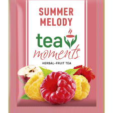 Чай фруктово-ягодный Tea Moments Summer Melody со вкусом малины 50 сашетов mini slide 1