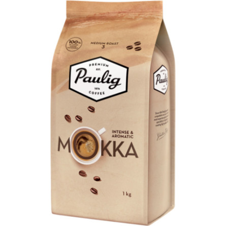 Кофе в зернах Paulig Mokka 1 кг slide 1