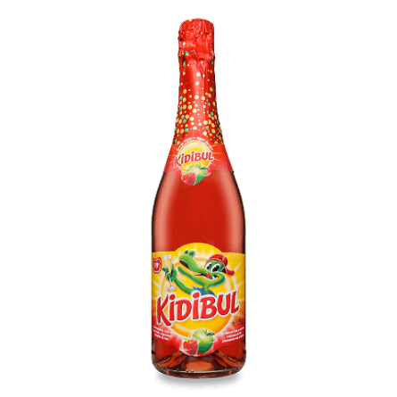 Напій Kidibul «Яблуко-полуниця» безалкогольний сильногазований