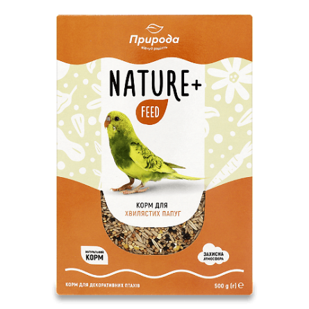 Корм для хвилястих папуг «Природа» Nature+ feed