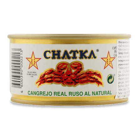 М'ясо королівського краба Chatka 60%