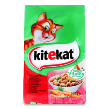 Корм для котів Kitekat яловичина-овочі сухий mini slide 1