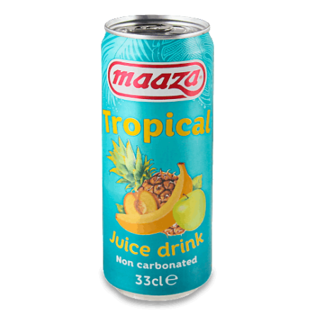 Напій соковий Maaza Тропікал негазований з/б