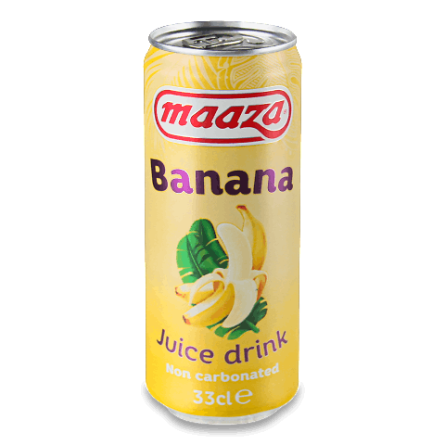 Напій соковий Maaza «Банан» негазований з/б